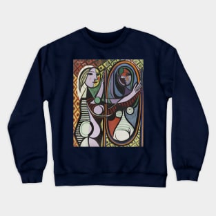 Girl Before A Mirror, 1932, Pablo Picasso Crewneck Sweatshirt